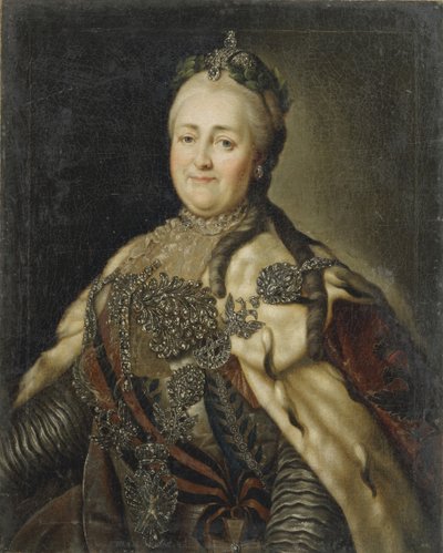 صورة الإمبراطورة كاثرين الثانية 1729-1796 ، 1780 بواسطة كارل لودفيج يوهان كريستينيك