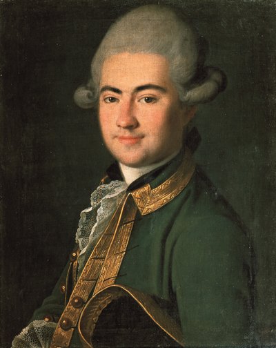 صورة الكاتب المسرحي ألكسندر أندريفيتش فولكوف 1736-1788 ، 1768 بواسطة كارل لودفيج يوهان كريستينيك