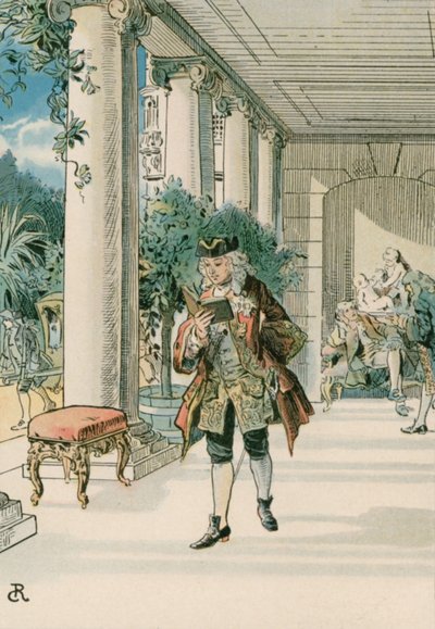 فريدريك الكبير (1712-1786) في راينبرغ بواسطة كارل فارغ