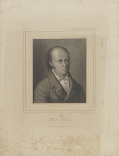 صورة للكاتب جان بول 1763-1825 ، ج. 1830-1840. بواسطة كارل شليش