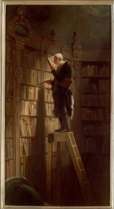 المثقف بواسطة Carl Spitzweg