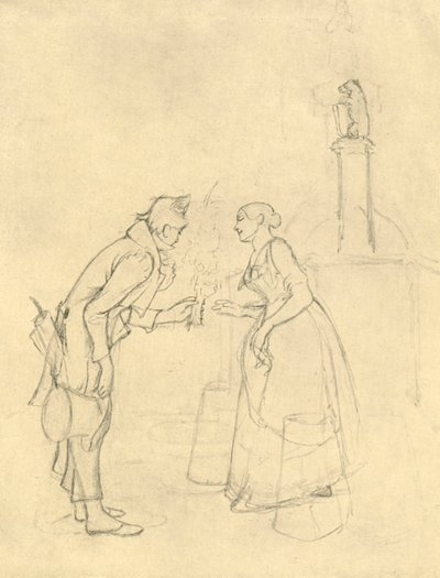 The Shy Free ، منتصف القرن التاسع عشر ، c1924. بواسطة كارل سبيتزويج