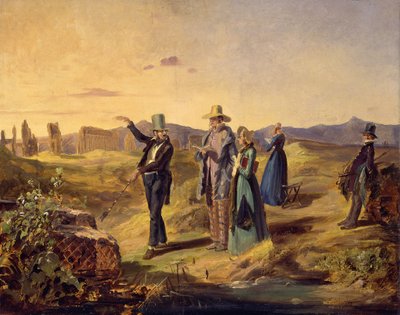 الإنجليز في كامبانا ، كاليفورنيا 1835. بواسطة كارل سبيتزويج