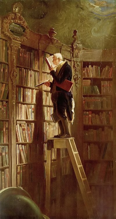 المثقف بواسطة Carl Spitzweg