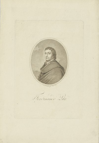 صورة فرديناندو باير 1771-1839 ، 1802. بواسطة كارل تراوجوت ريدل