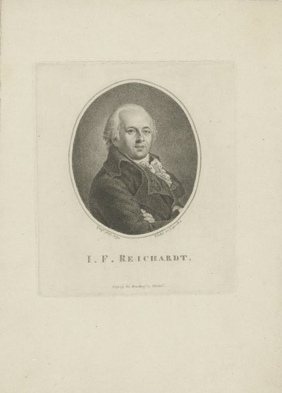 صورة للمؤلف يوهان فريدريش ريتشاردت 1752-1814 ، 1814. بواسطة كارل تراوجوت ريدل