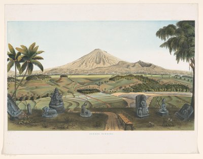 بركان سومبينج في جافا Gunong Sumbing (العنوان على الكائن) Atlas to work Java (عنوان السلسلة على الكائن) أطلس من اللوحات يحتوي على أحد عشر منظرًا خلابًا ، تنتمي إلى عمل جافا ومظهره ونباتاته وبنيته الداخلية (عنوان السلسلة بواسطة الملكية الهولندية Steendrukkerij van CW Mieling