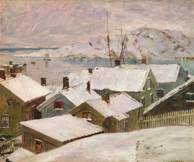 Fiskebackskil في الشتاء ، 1899 بواسطة Carl Wilhelm Wilhelmson