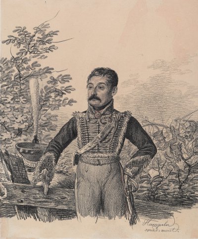 صورة لأكيم فاسيليفيتش دوفانوف ، أوائل عشرينيات القرن التاسع عشر. بواسطة Carl von Hampeln
