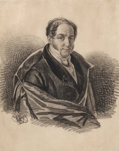 صورة ألكسندر إيفانوفيتش لورير 1779-1824 ، 1820s. بواسطة Carl von Hampeln