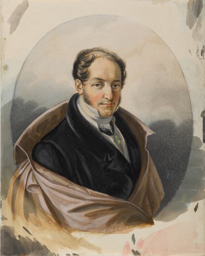 صورة ألكسندر إيفانوفيتش لورير 1779-1824 ، أوائل عام 1820. بواسطة Carl von Hampeln