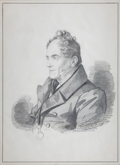 صورة للكونت فيكتور بافلوفيتش كوتشوبي 1768-1834 ، المستشار الإمبراطوري لروسيا ، ج. 1832 بواسطة Carl von Hampeln