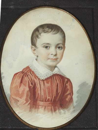 صورة ليوجينيا كوتشوبي وهي طفلة ، 1849. بواسطة Carl von Hampeln