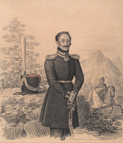 صورة لفيودور ألكسندروفيتش بيكوفيتش-تشيركاسكي 1791-1833 ، 1822. بواسطة Carl von Hampeln