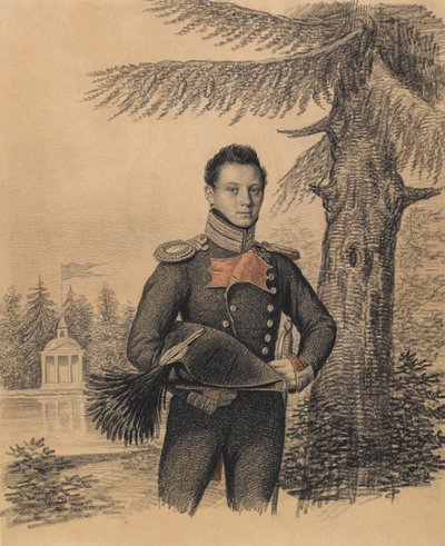 صورة لفيودور إيفانوفيتش دولجوبولوف 1792-1856 ، 1820s. بواسطة Carl von Hampeln