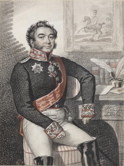 صورة لفيودور بتروفيتش أوبوتشينين 1779-1852 ، 1826. بواسطة Carl von Hampeln