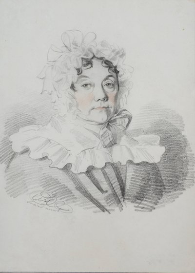 صورة ماريا إيفانوفنا ريمسكايا كورساكوفا ، ني نوموفا 1764-1832 ، 1820s. بواسطة Carl von Hampeln
