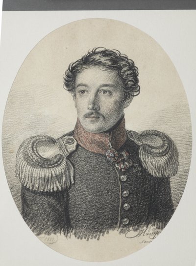 صورة لنيكولاي فاسيليفيتش خفوستوف 1793-1837 ، 1822. بواسطة Carl von Hampeln