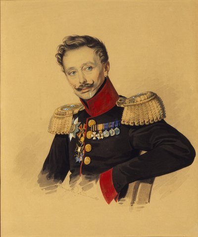 صورة للأمير فيودور فيودوروفيتش جاجارين 1786-1863 ، 1830s بواسطة Carl von Hampeln