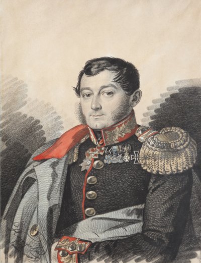 صورة ل Pyotr Nikolaevich Yermolov 1787-1844 ، 1820s. بواسطة Carl von Hampeln