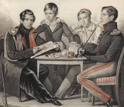 صورة الإخوان كونوفنيتسين 1825. بواسطة Carl von Hampeln