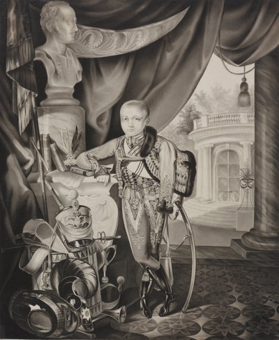 صورة لولي العهد ألكسندر نيكولايفيتش 1818-1881 ، 1827. بواسطة Carl von Hampeln