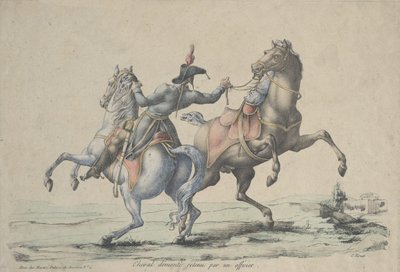 حصان مُنزل من قبل ضابط ، 1770-1836. بواسطة كارل فيرنت