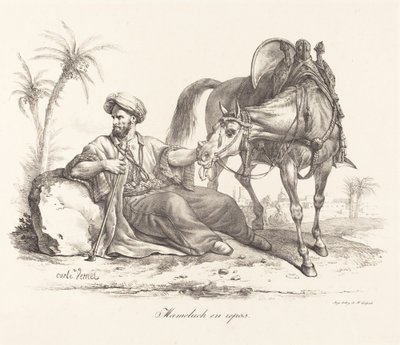 يستريح Mameluck بواسطة كارل فيرنت