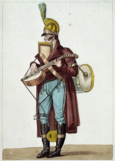 Monsieur Ut la si ، أوركسترا المسارح البرجوازية (موسيقي الشوارع) (Illustration بواسطة كارل فيرنت