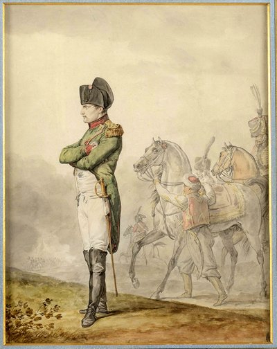 نابليون أوسترليتز (1805) - نابليون في أوسترليتز ، بقلم فيرنت ، كارل (1758-1836). لوحة مائية على ورق. مجموعة خاصة بواسطة كارل فيرنت