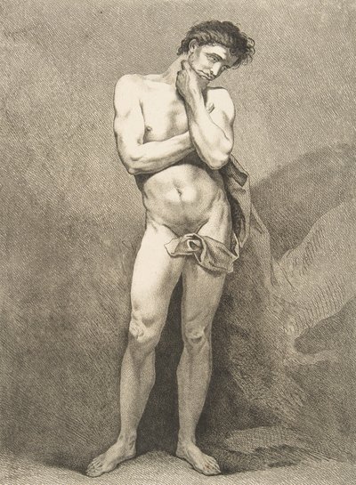 أكاديمية: رجل دائم ، 1742-43. بواسطة كارل فان لو