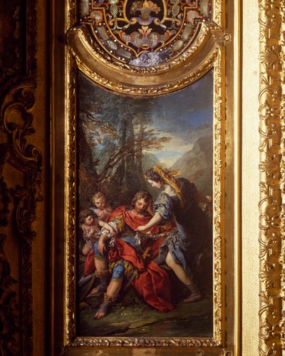 Armida chaining Rinaldo ، بواسطة Carle Van Loo (1705-1765) ، القصر الملكي (Palazzo Reale) ، تورين ، إيطاليا بواسطة كارل فان لو