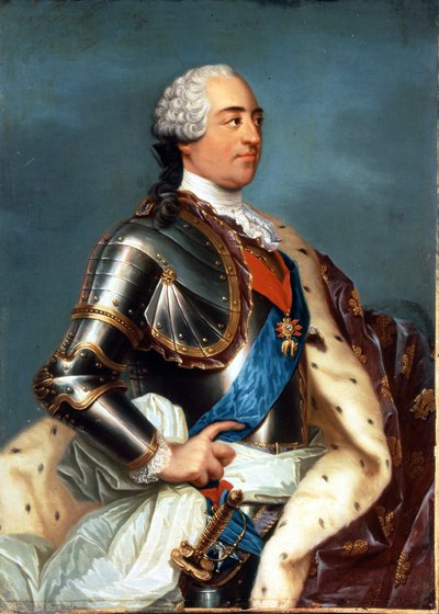 صورة لويس الخامس عشر (1710 - 1774). لوحة لكارل فان لو (١٧٠٥ - ١٧٦٥). بواسطة كارل فان لو