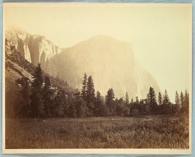 إل كابيتان ، يوسمايت بواسطة Carleton E. Watkins