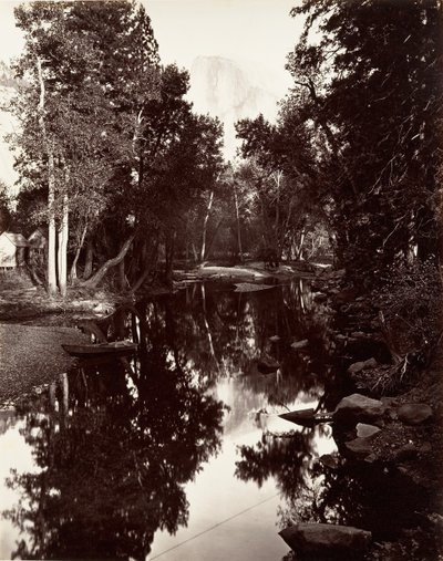 القبة الجنوبية ، 6000 قدم ، يوسمايت ، كاليفورنيا. 1872 ، طبع كاليفورنيا. 1876. بواسطة كارلتون إي واتكينز.