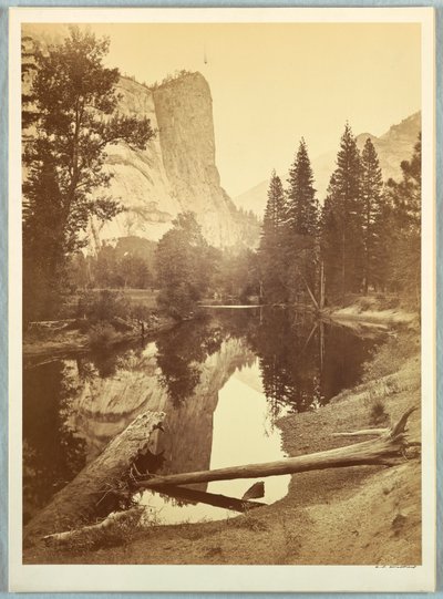 عمود واشنطن ، يوسمايت بواسطة Carleton E. Watkins