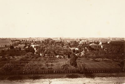 أوكلاند ، من الأكاديمية العسكرية ، 1864 ، طبع كاليفورنيا. 1876. بواسطة كارلتون إيمونز واتكينز