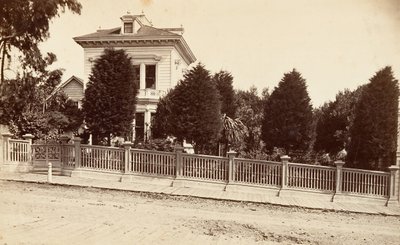 إقامة تشارلز برنارد. 312 شارع أوك ، سان فرانسيسكو ، كاليفورنيا ، كاليفورنيا. 1876. بواسطة كارلتون إيمونز واتكينز
