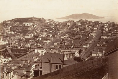سان فرانسيسكو ، 1864 ، طبع كاليفورنيا. 1876. بواسطة كارلتون إيمونز واتكينز