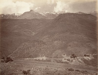 Sutro Tunnel Shaft رقم 2 ، 1875 ، مطبوع ca. 1876. بواسطة كارلتون إيمونز واتكينز