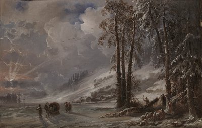 غابة عند سفح جبال الأورال ، 1872. بواسطة كارلو بوسولي