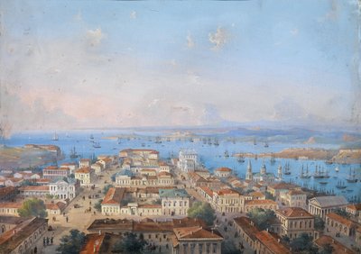 منظر سيفاستوبول ، 1860 - 1870 بواسطة كارلو بوسولي