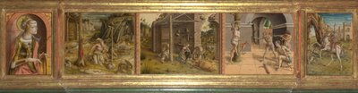Predella of La Madonna della Rondine مادونا السنونو ، بعد عام 1490 بواسطة كارلو كريفيلي