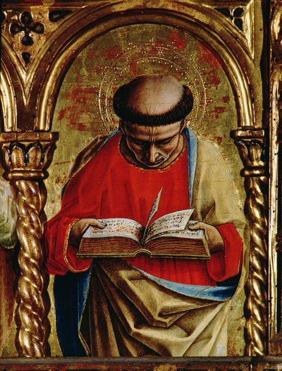 ماثيو ، تفاصيل من SantEmidio polyptych ، 1473 تمبرا على تفاصيل لوحة 76636 بواسطة كارلو كريفيلي