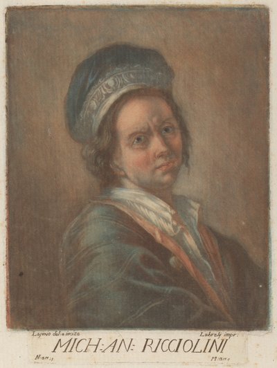 مايكل أنجلو ريتشيوليني ، 1789. بواسطة كارلو لاسينيو