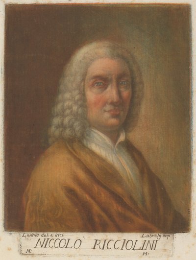 نيكولو ريتشيوليني ، 1789. بواسطة كارلو لاسينيو