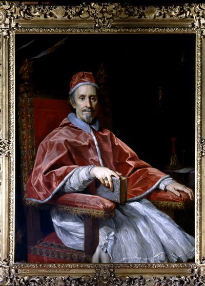 Portrait of Pope Clement IX, c.1669 (oil on canvas) بواسطة كارلو ماراتا أو ماراتي