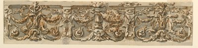 رسم، تصميم لإفريز، حوالي عام 1770 بواسطة كارلو مارشوني
