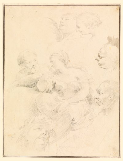 رسم، اسكتشات تصويرية، 1775 بواسطة كارلو مارشوني