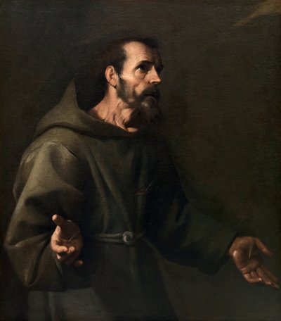 القديس فرنسيس يستقبل Stigmata ، حوالي 1611. بواسطة كارلو سيليتو